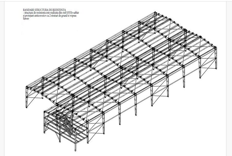 Buftea DN7, Ilfov, spatiu industrial hala depozit 1265 mp